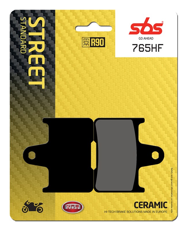 SBS brake pads KH254 street standart ceramic colour black SUZUKI gsxr 04-06 rear(765HF)